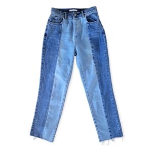 PacSun Two Tone Straight Leg Jeans